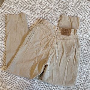 Vintage Levi’s Corduroy Khaki Straight Leg Pants